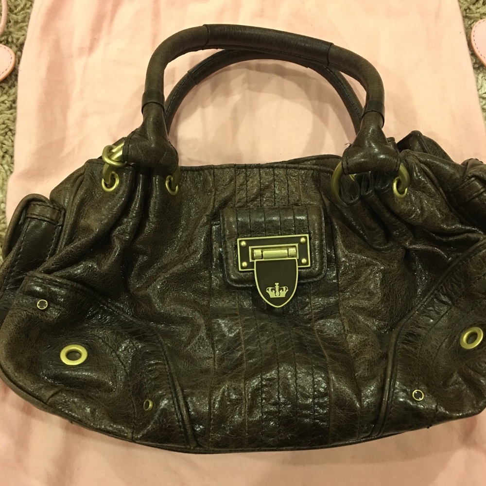 Juicy Couture Brown Leather Handbag